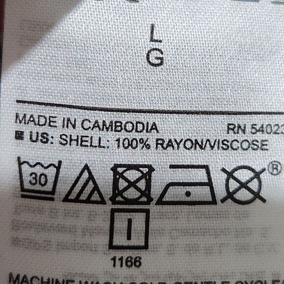 Old Navy Crop Top Size Large Black Floral Wide Neck Tropical Blouse - Picture 7 of 7